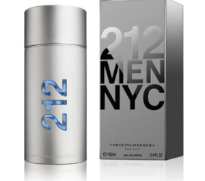 Carolina Herrera 212 NYC for Men 3.4 oz EDT Spray, Fresh Woody Citrus Cologne