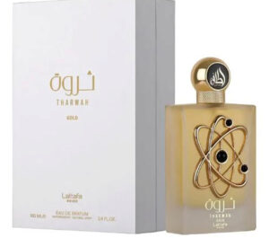 Lattafa Tharwah Gold Unisex 3.4 oz EDP Spray